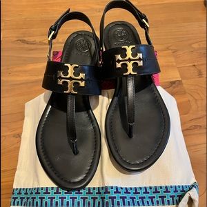 Tory Burch T-Strap Everly Flat Sandal